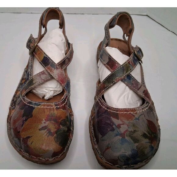 JOSEF SEIBEL Women's‎ Closed Toe Stitch Fisherman Sandal Shoes Size Us 5.5 EU36 - Picture 9 of 16